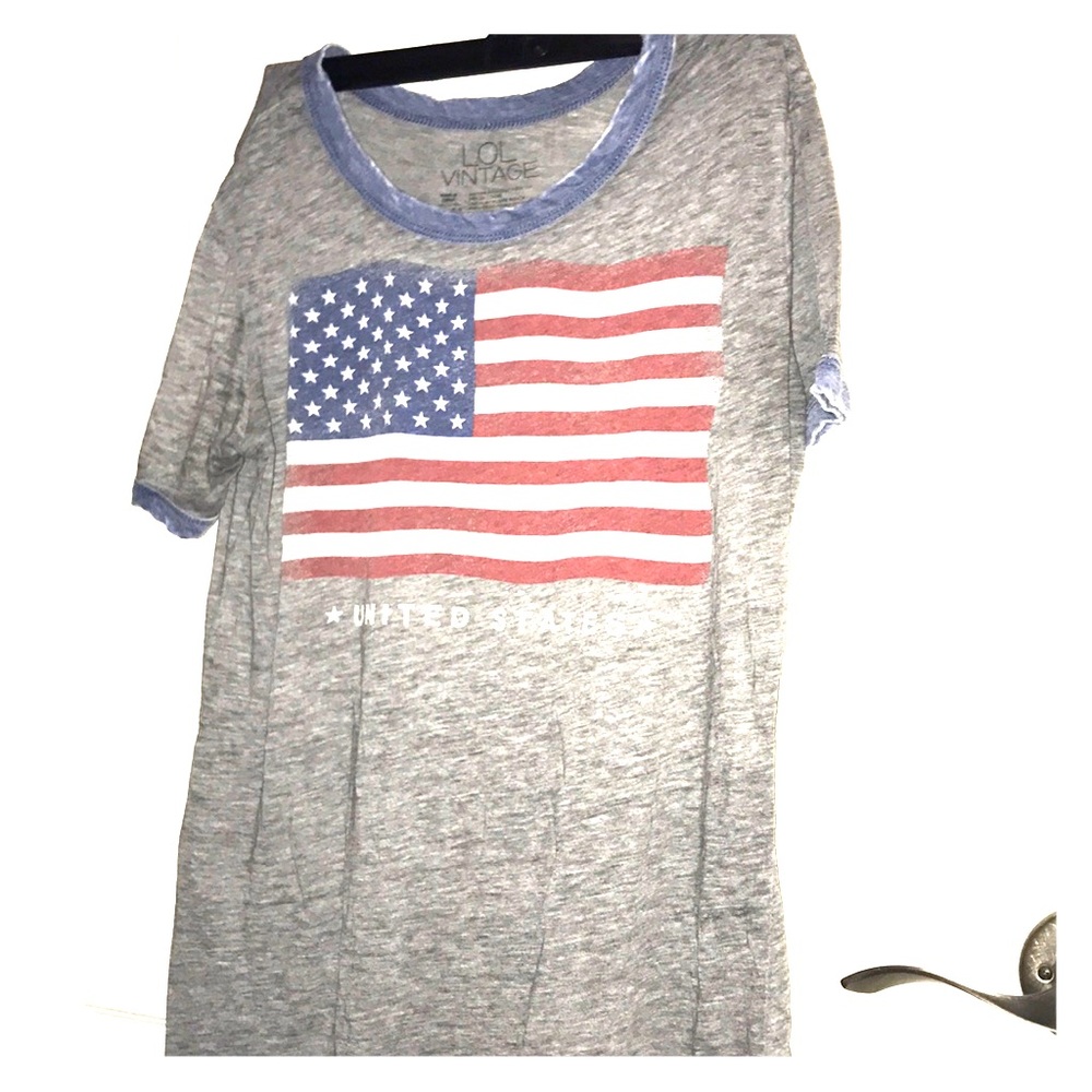 American flag shirt